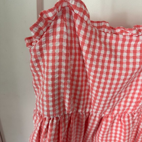 Wild Fable Women's Floral Print Sleeveless Seersucker Dress Tier Small - Picture 3 of 6